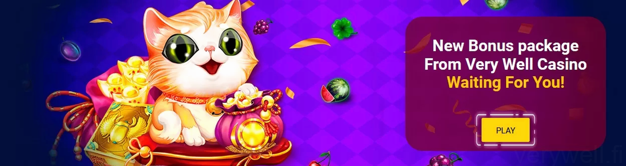 VeryWell Casino Tervetuloa